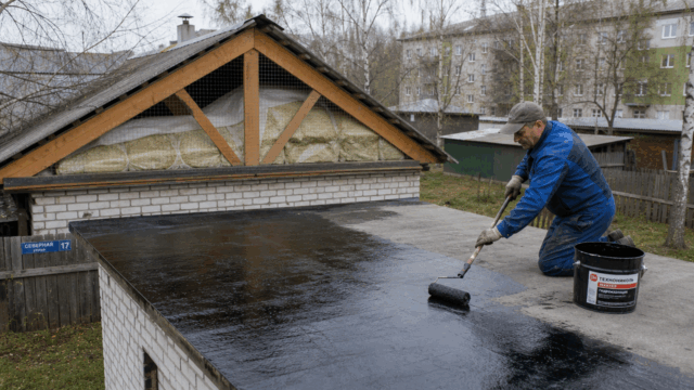 zhidkaja krovlja i uteplenie kryshi garazha 1ff4425e