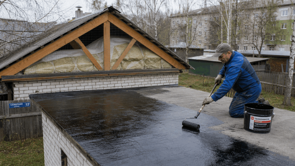 zhidkaja krovlja i uteplenie kryshi garazha 1ff4425e
